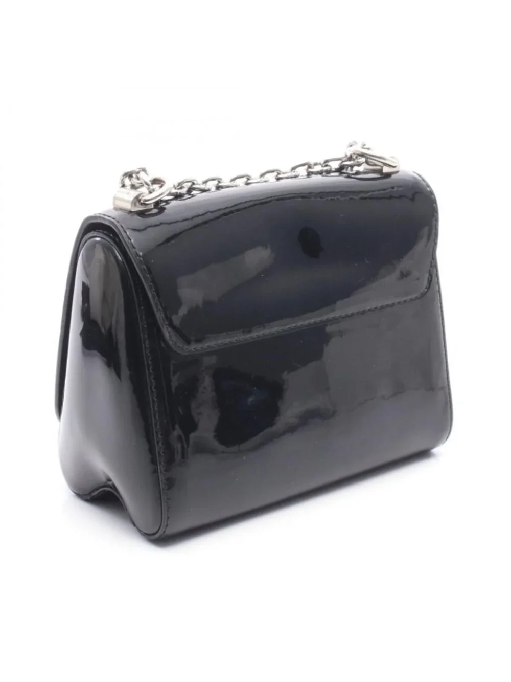 Louis Vuitton Shoulder Bag Twist PM Noir Patent Leather
